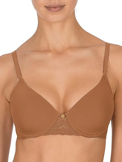 Natori Bliss Perfection Contour Underwire Soft Stretch Padded T-shirt Everyday Bra (30b) Women's In Glow