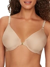 Natori Zone Front Close Full Fit Convertible Underwire Bra In Cafe