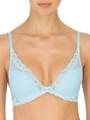 Natori Feathers Underwire Contour Bra In Cyan