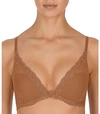 Natori Feathers Contour Plunge T-shirt Everyday Plunge Bra (34c) Basics In Glow