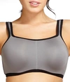 Natori Power Yogi Convertible Sports Bra In Grey