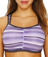 Natori Yogi Underwire Sports Bra In Lily Stripe