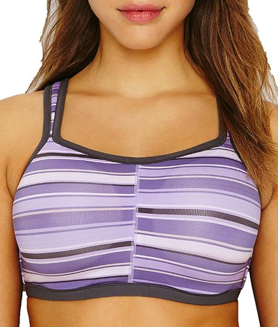 Natori Yogi Underwire Sports Bra In Lily Stripe