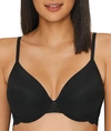 Natori Plush Convertible T-shirt Bra In Black