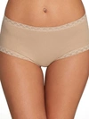 Natori Bliss Girl Lace-trim Bikini Briefs In Cafe
