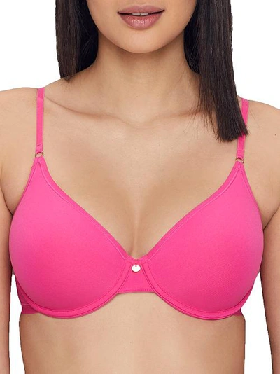 Natori Understated T-shirt Bra In Pink Raspberry