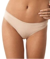 On Gossamer Cabana Cotton Low Rise Hip G Thong In Champagne