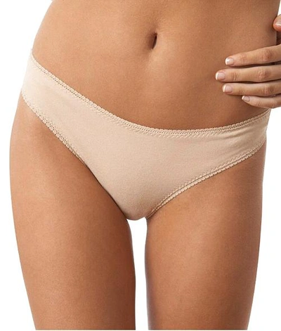 On Gossamer Cabana Cotton Low Rise Hip G Thong In White