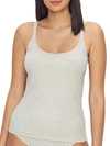 On Gossamer Cabana Cotton Blend Stretch Camisole In Heather Grey