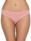 On Gossamer Gossamer Mesh Hip G Thong In Salmon Rose