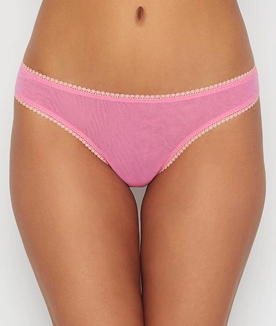 On Gossamer Gossamer Mesh Hip G Thong In Rose Water