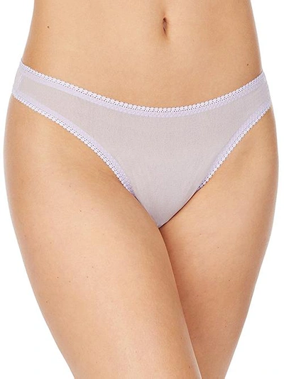 On Gossamer Gossamer Mesh Hip G Thong In Lilac Breeze