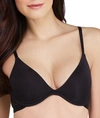 On Gossamer Beautifully Basic Convertible Plunge T-shirt Bra In Black