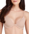 On Gossamer Beautifully Basic Convertible Plunge T-shirt Bra In Champagne