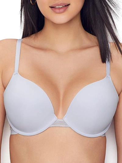 On Gossamer Sleek Micro Push-up Bra In Blue Ice