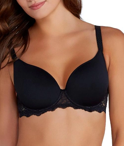 Simone Perele Caresse 3d Plunge T-shirt Bra In Black