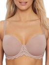 Simone Perele Caresse 3d Plunge Spacer Bra In Nutmeg