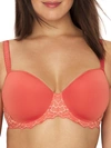 Simone Perele Caresse Demi T-shirt Bra In Rose Quartz