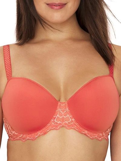 Simone Perele Caresse Demi T-shirt Bra In Rose Quartz