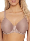 Simone Perele Caresse 3d Plunge Lace Underwire Bra In Nutmeg