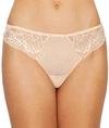 Simone Perele Promesse Tanga Lace Panties In Petal