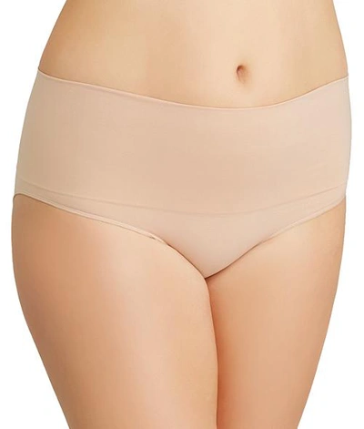 Spanx Plus Size Everyday Shaping Brief In Soft Nude