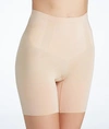 Spanx Power Conceal-her High-waisted Mid-thigh Shorts In Soft Nude