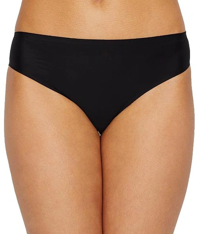 Tc Fine Intimates Wonderful Edge Matte Microfiber Hipster In Deep Black