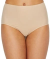 Tc Fine Intimates Wonderful Edge Matte Microfiber Modern Hi-cut Brief In Nude