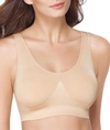 Wacoal B.smooth Wireless Padded Bralette In Sand