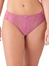 Wacoal Retro Chic High-cut Brief 841186 In Heather Rose