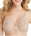 Wacoal Halo Lace Convertible Bra In Sand