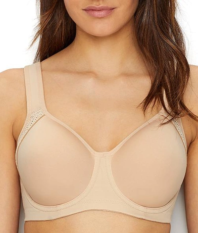 Wacoal Lindsey Sport Contour Underwire Sports Bra In Sand