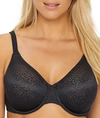 Wacoal Back Appeal Full-coverage Underwire Bra In Black