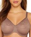 Wacoal Visual Effects Minimizer Bra 857210, Up To H Cup In Deep Taupe