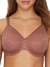 Wacoal Visual Effects Unlined Underwire Minimizer Bra In Clove