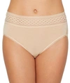 Wacoal Subtle Beauty High-cut Briefs In Sand