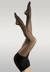 Wolford Individual 10 Denier Control Top Pantyhose In Black
