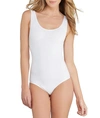 Yummie Ruby Seamlessly Shaped Thong Bodysuit In White