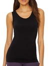 Yummie Scoop Neck Shaping Tank In Black
