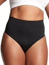Yummie Liliana Comfortably Curved Shaping Thong In Black