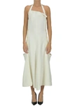 JACQUEMUS DUNGAREES STYLE DRESS