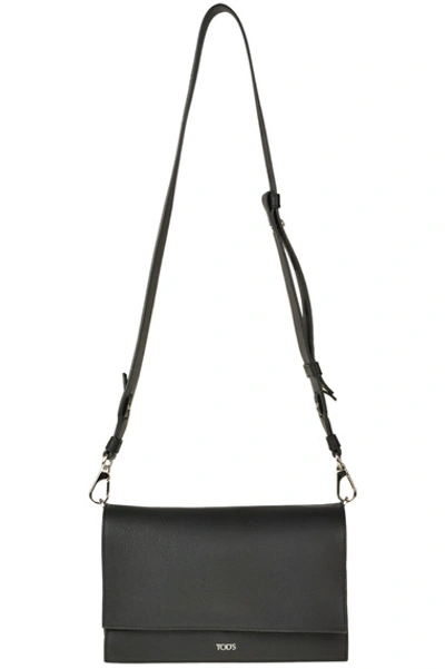 Tod's Selleria Leather Bag In Black