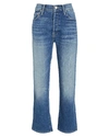 MOTHER The Scrapper Cuff Ankle Fray Jeans,060053504771