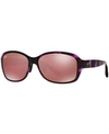 Maui Jim Polarized Koki Beach Polarized Sunglasses , 433 In Tortoise Purple/ Purple Mirrored Polar