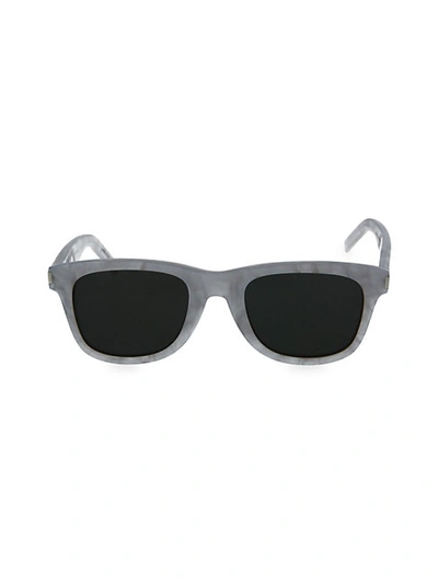 Saint Laurent 50mm Square Sunglasses In Grey