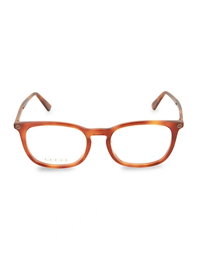 Gucci 52mm Core Blue Reader Glasses In Brown