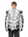 Vetements Silver Upside Down Jacket In Grey