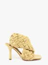 Bottega Veneta Intrecciato Slingback Sandal In Beige