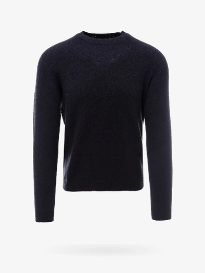 Roberto Collina Terry Cotton-effect Jumper In Blue